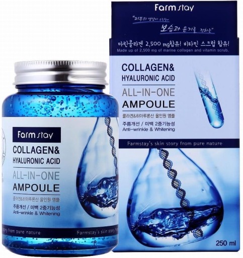 Zdjęcie oferty: FARMSTAY Ampułowy serum do twarzy Collagen&Hyaluro
