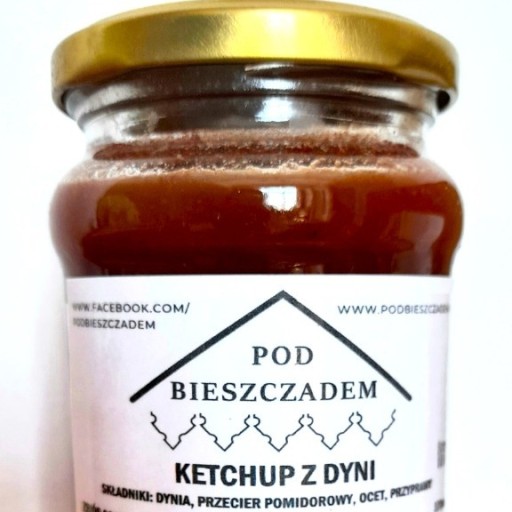 Zdjęcie oferty: Łagodny ketchup z dyni domowy 370 ml słoik