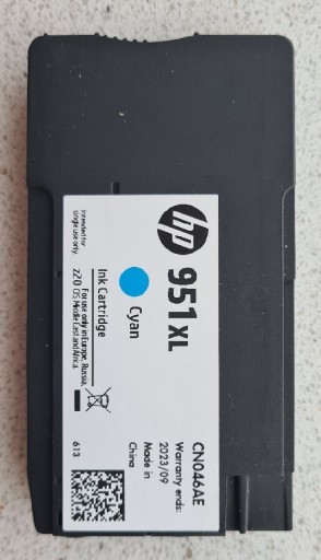 Zdjęcie oferty: Tusz hp 951xl cyan