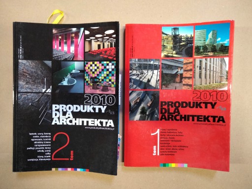 Zdjęcie oferty: Katalog Produkty dla Architekta 2010, TOM 1 i 2