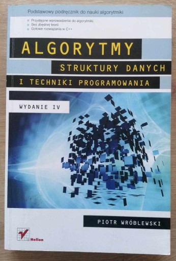 Zdjęcie oferty: Algorytmy struktury danych i techniki Wróblewski