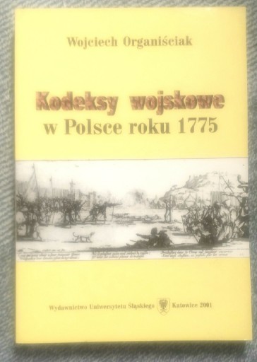 Zdjęcie oferty: Kodeksy wojskowe w Polsce roku 1775 Organiściak