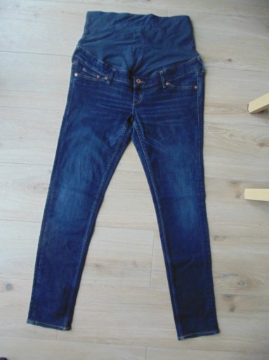 Zdjęcie oferty: Spodnie ciążowe, jeansy, skinny, mama - R.12/Eur42