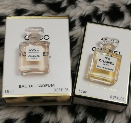 Zdjęcie oferty: Chanel Mini No5 i Mademoiselle 1,5ml x2