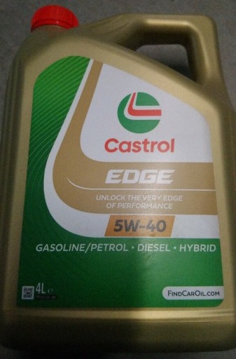 Zdjęcie oferty: Castrol egde 5w40 4l