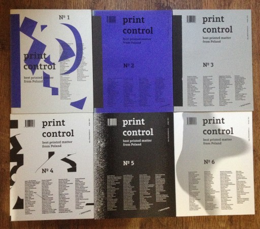 Zdjęcie oferty: Print Control nr 1-6 - książki o projektowaniu 