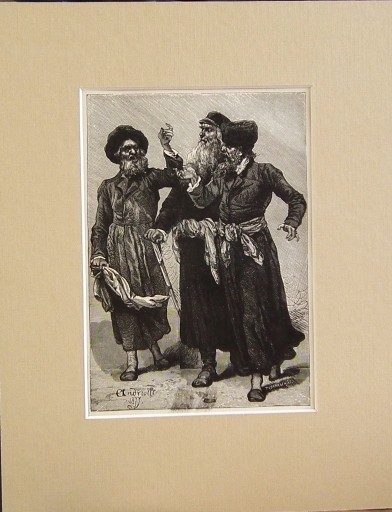 Zdjęcie oferty: E.Andriolli z cyklu Meir Ezofowicz,drzew.sygn.1888