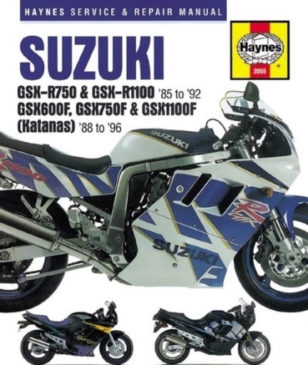 Zdjęcie oferty: Suzuki GSX-R750 Service & Repair - instrukcja