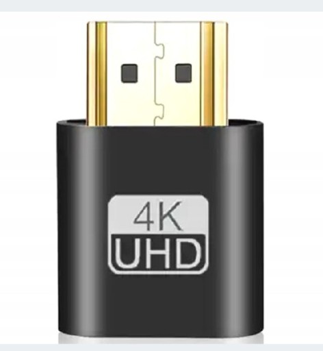 Zdjęcie oferty: AK53E ADAPTER HDMI 4K DUMMY EMULATOR MONITORA