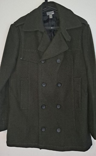 Zdjęcie oferty: Męski płaszcz z wełną H&M r. 54 XL