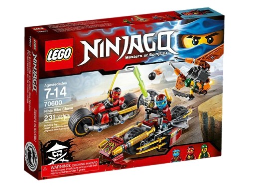 Zdjęcie oferty: Lego 70600 Ninjago - Ninja Bike Chase (2016)