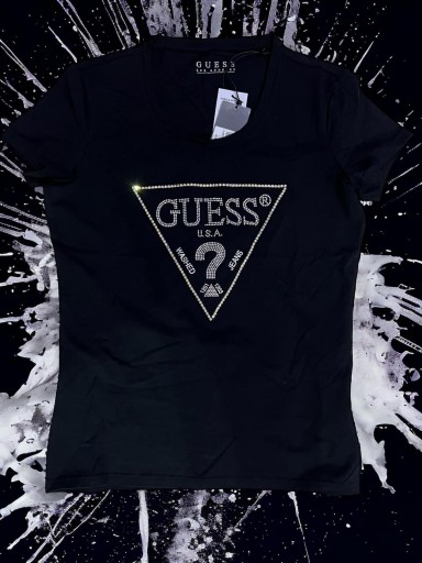 Zdjęcie oferty: Guess bluzka t-shirt rozmiar M kolor czarny 