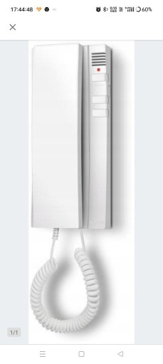 Zdjęcie oferty: Unifon Domofon 2,4,6 żyłowy Elfon OP -U7 Biały