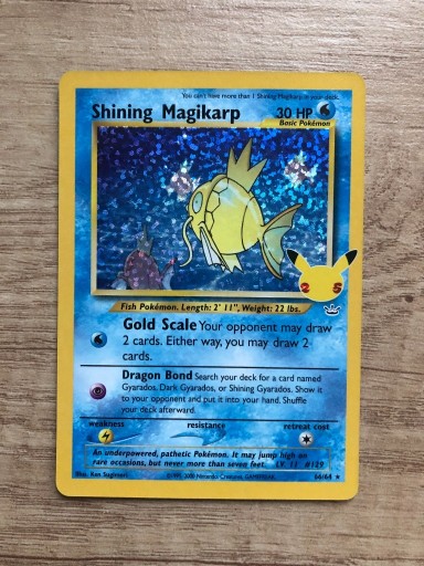 Zdjęcie oferty: Karta Pokemon Shining Magikarp Celebrations 