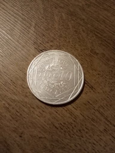 Zdjęcie oferty: Moneta 10 euro Francja 2012 srebro Ag 