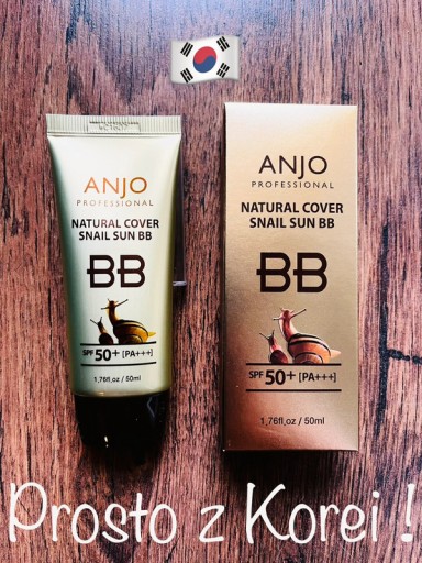 Zdjęcie oferty: Koreański krem BB SPF 50+ ze śluzem ślimaka ANJO