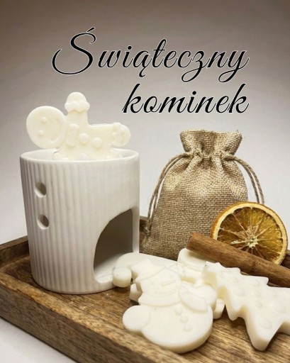Zdjęcie oferty: Zapachowy Wosk Sojowy do Kominka Świąteczna Edycja