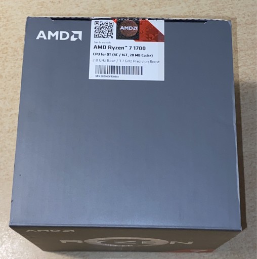 Zdjęcie oferty: Procesor AMD RYZEN 7 1700 l Jak Nowy l