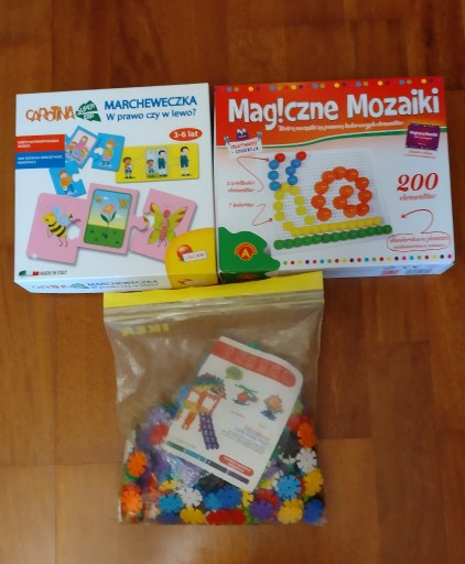 Zdjęcie oferty: Marchewczka w prawo czy w lewo, magiczne mozaiki, klocki snowflake slice