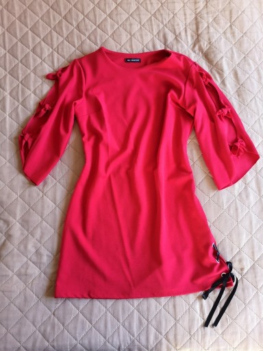 Zdjęcie oferty: Sukienka mini wiązania kokardki sexy czerwona