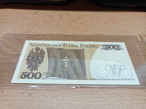 Zdjęcie oferty: Banknot 500 zł PRL Tadeusz Kościuszko 