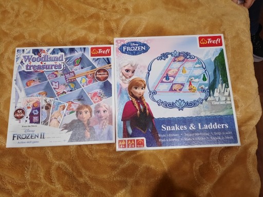 Zdjęcie oferty: 2 GRY-Frozen Węże i Drabiny,FROZEN 2 leśne skarby 