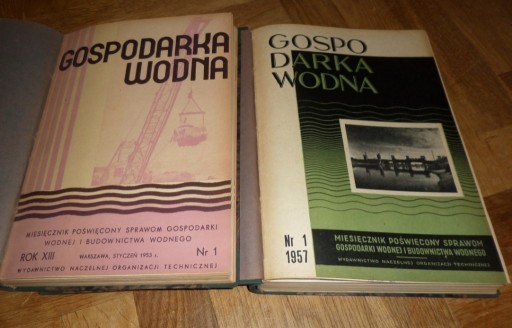 Zdjęcie oferty: GOSPODARKA WODNA budownictwo NOT 1953 1957 PRL 