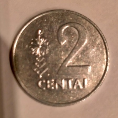 Zdjęcie oferty: Stara moneta Litewska- 2 CENTAI