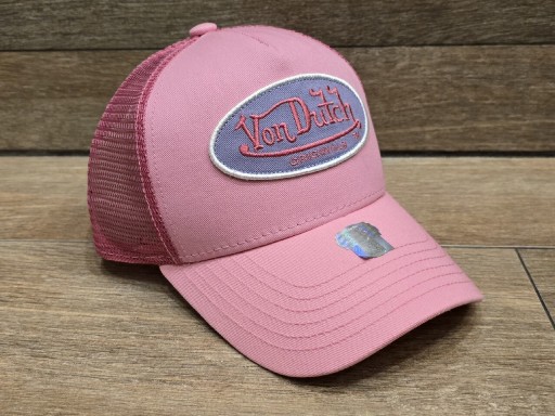 Zdjęcie oferty: Różowa czapka truckerka Von Dutch Boston Trucker