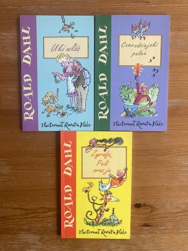 Zdjęcie oferty: Roald Dahl seria 3 książeczek 