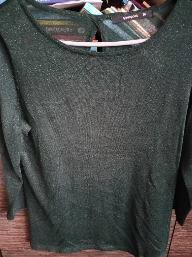 Zdjęcie oferty: Błyszczący Sweterek bluzka  jak nowy 
