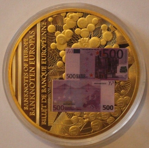 Zdjęcie oferty: WŁOCHY - 500 EURO WIZERUNEK BANKNOTU 