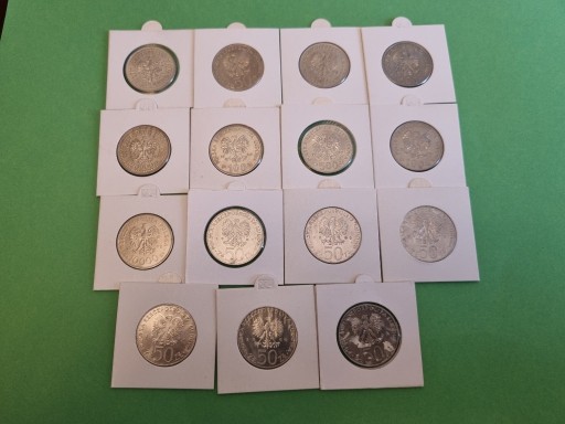 Zdjęcie oferty: Zestaw 15 monet Królowie Polski