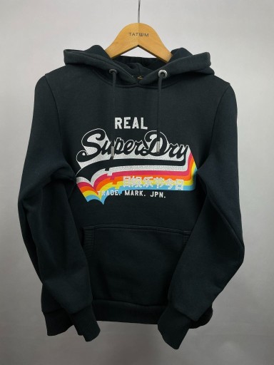 Zdjęcie oferty: Bluza z kapturem SuperDry czarna S