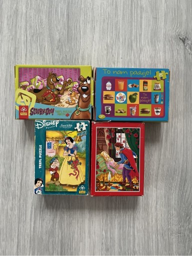 Zdjęcie oferty: Puzzle Mini, 4 szt, po 54 elementów.