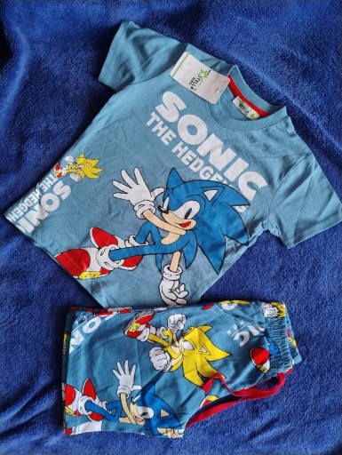 Zdjęcie oferty: Komplet letni Sonic spodenki + podkoszulek 
