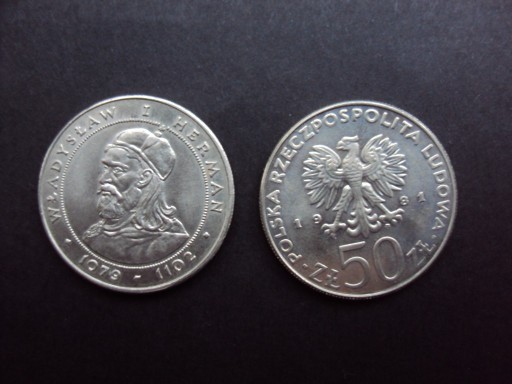 Zdjęcie oferty: Monety 50 zł Władysław I Herman z 1981r. j. foto