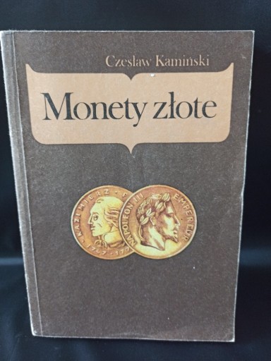 Zdjęcie oferty: Monety złote Czesław Kamiński książka #CB