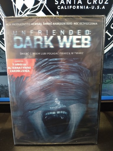 Zdjęcie oferty: Dark web: Usuń znajomego DVD nowy, bez folii 