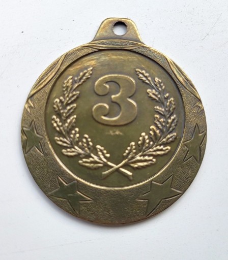 Zdjęcie oferty: Medal brąz 3 miejsce laur fi 40 mm