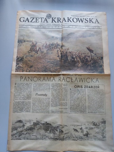 Zdjęcie oferty: Panorama Racławicka - Gazeta krakowska