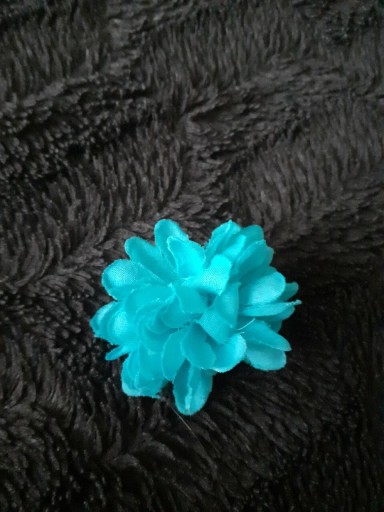 Zdjęcie oferty: Niebieski kwiat spinka ozdoba do włosów 