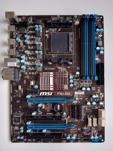 Zdjęcie oferty: #1 - Płyta główna MSI 970A-G43, s.AM3+, DDR3, USB 3.0, SATA III