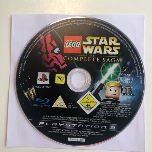 Zdjęcie oferty: Lego Star Wars Complete Saga PS3