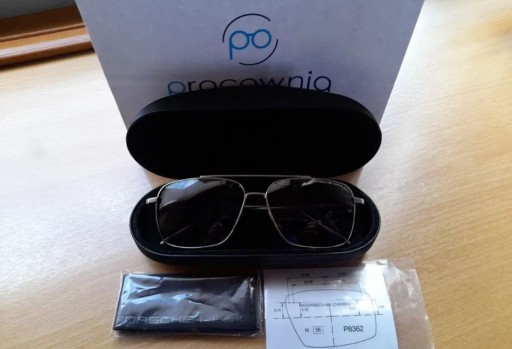 Zdjęcie oferty: Okulary przeciwsłoneczne Porsche Design P8679 C Titanium (Aviator)