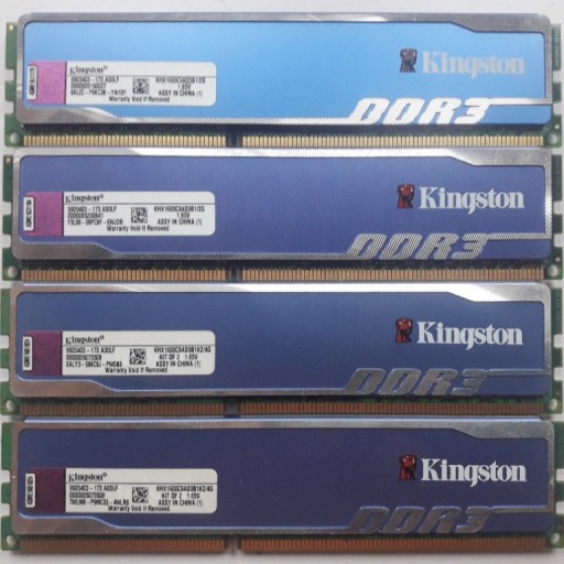 Zdjęcie oferty: Kingston HyperX blu DDR3 1600 4x2GB