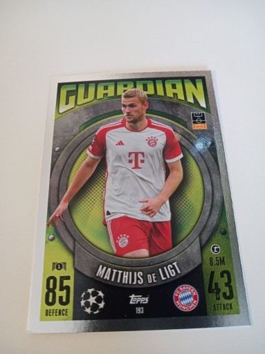 Zdjęcie oferty: Topps Match Attax 2023/2024 Guardian De Ligt