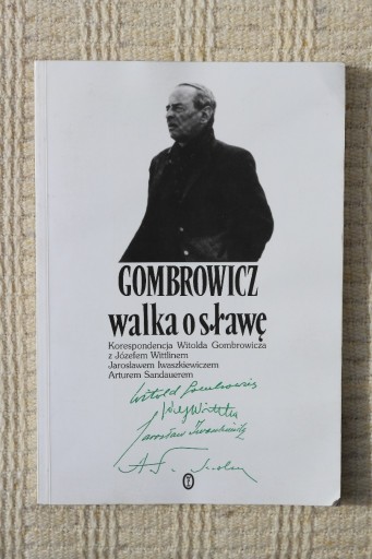 Zdjęcie oferty: Gombrowicz - walka o sławę t. 1