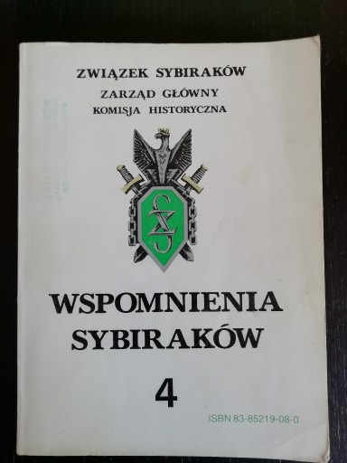 Zdjęcie oferty: Wspomnienia sybiraków 4. Związek sybiraków