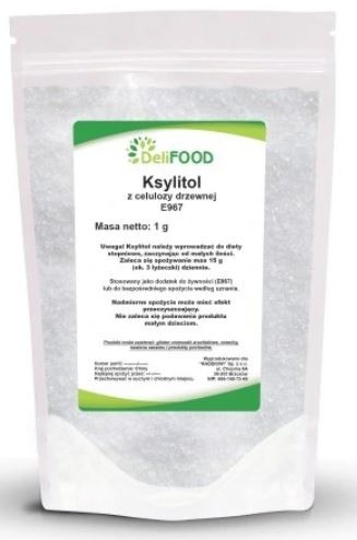 Zdjęcie oferty: KSYLITOL CUKIER BRZOZOWY ZDROWY SŁODZIK CZYSTY 1KG